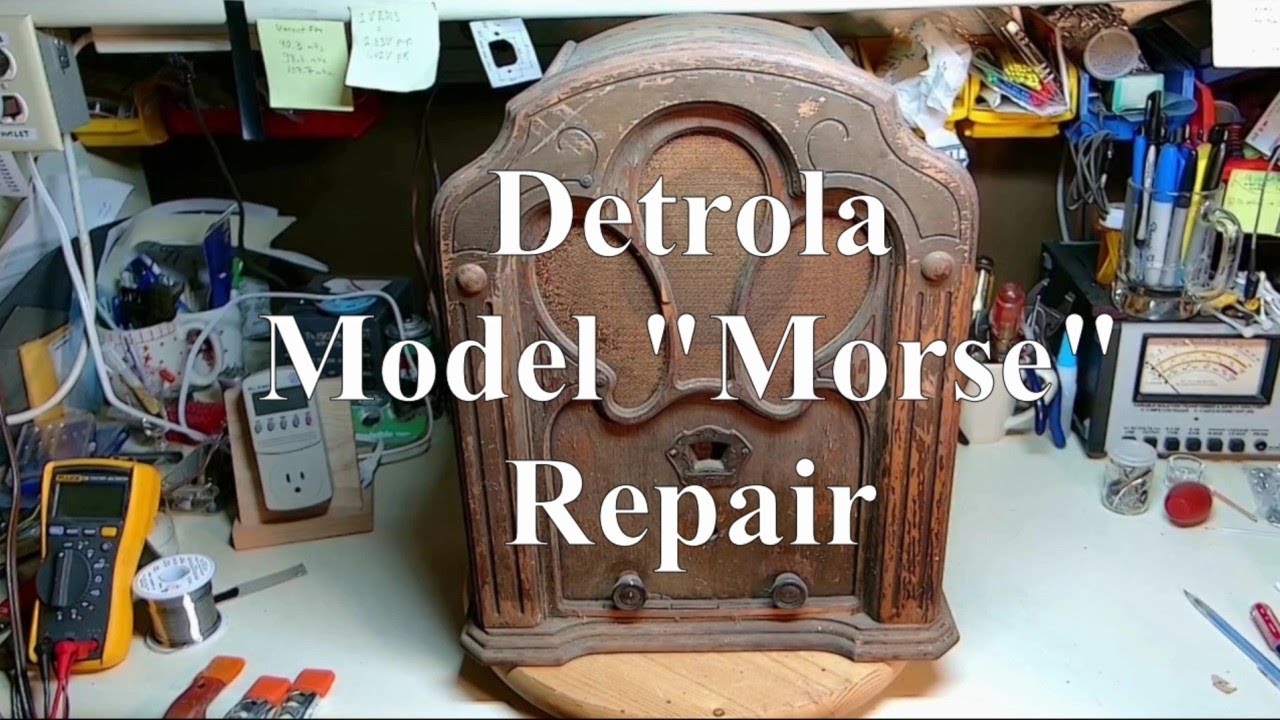 Detrola Model Morse Radio Repair