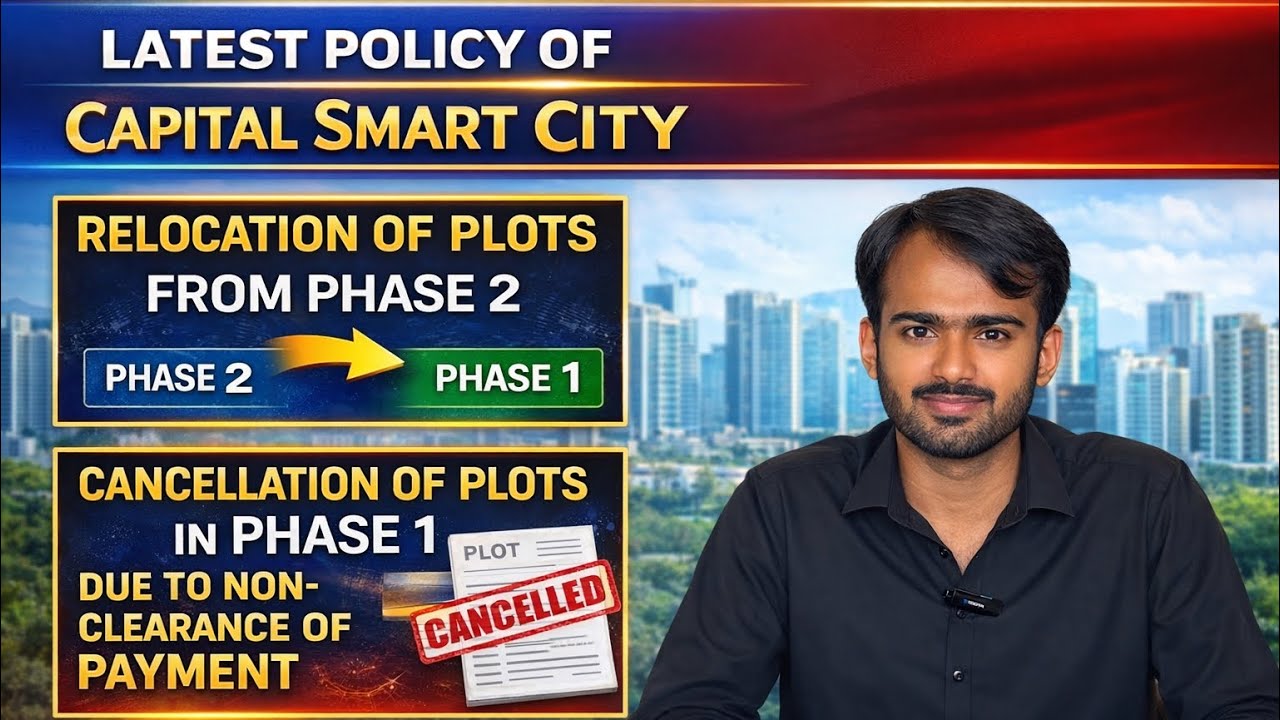 Latest Policy of Capital Smart City | Plot Relocation & Cancellation Update 2026 | Important Alert 🚨