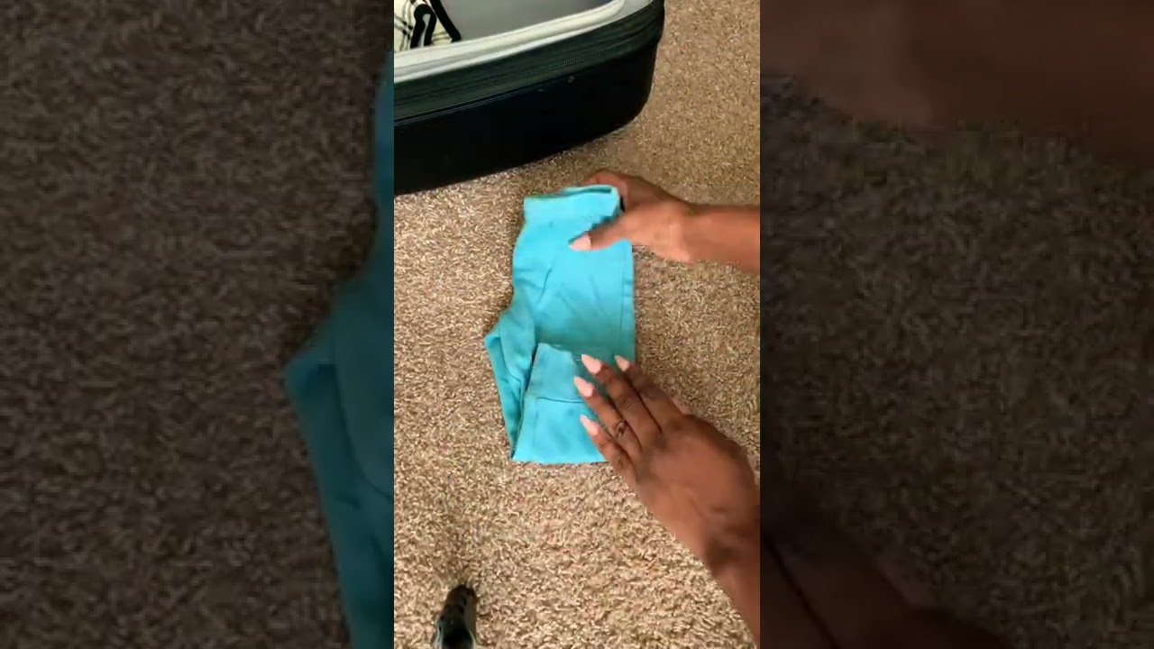 How to fold baby clothes (pants) 
