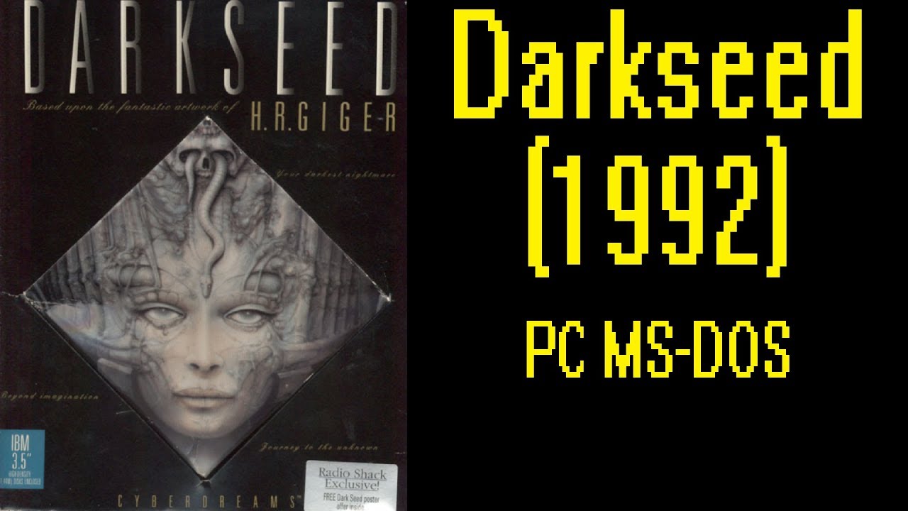 DarkSeed 1992 - DOS Gameplay Video - PC MS-DOS