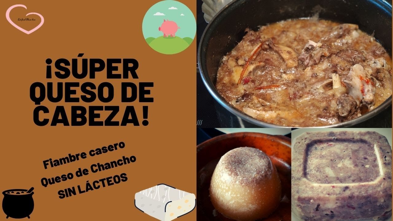 QUESO DE CABEZA DE CERDO🐷 I PUERCO, CHANCHO I PORK CHEESE I ¡La mejor receta sin lácteos del mundo!