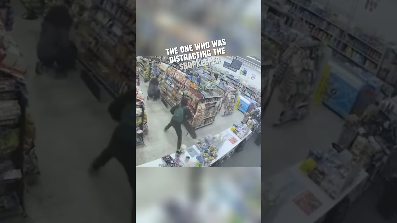 Robbers helping shopkeeper from getting robbed 😳 #shorts