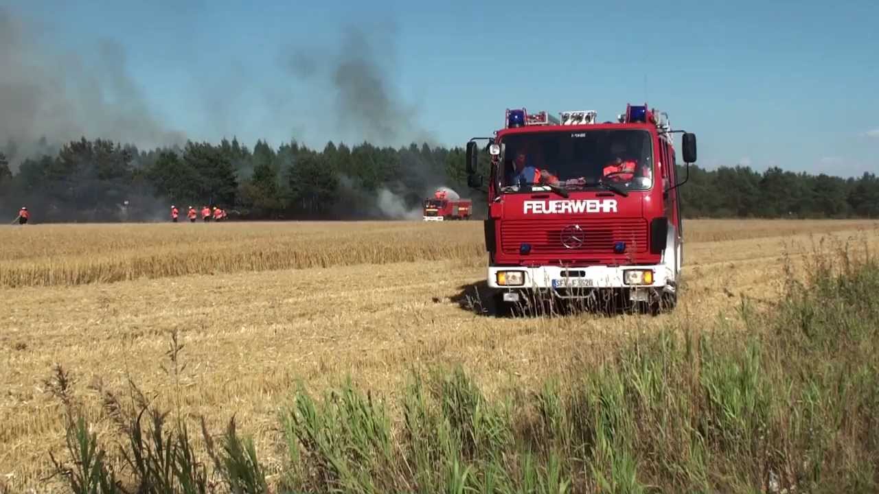 Breloh Getreidefeldbrand am 02.08.2013 am Oerreler Weg