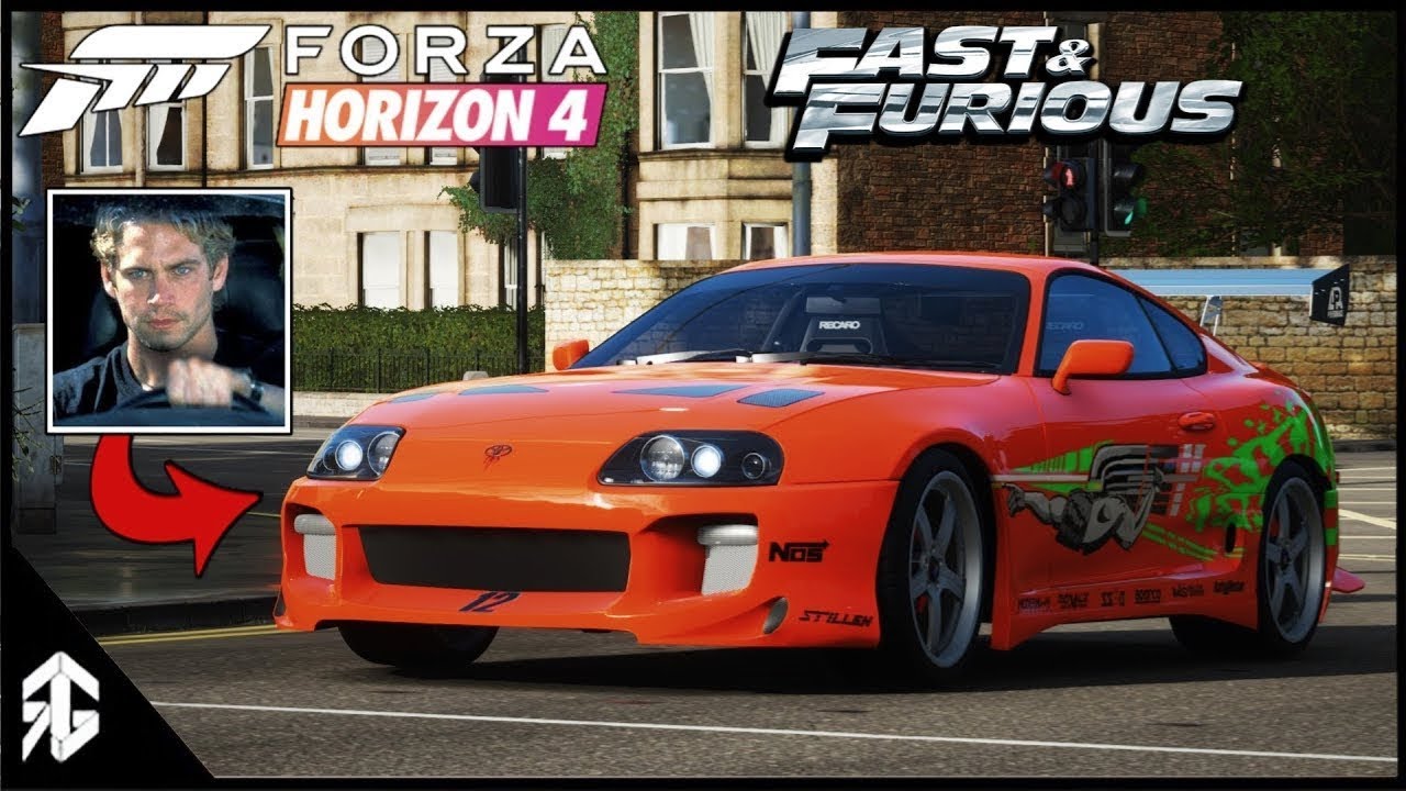 Forza Horizon 4 - F&F BRIAN'S TOYOTA SUPRA 1998 BUILD & CUSTOMIZATION (FH4)
