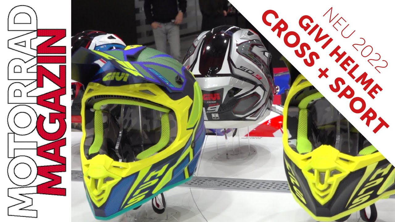 GIVI Neuheiten 2022 - Erster Enduro-Helm und neuer Sporthelm
