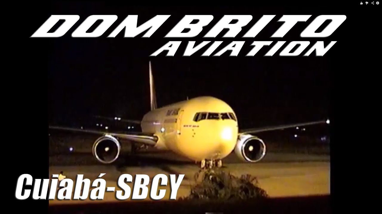 Aviação - Boeing 767-300ER Transbrasil e Boeing 737-200 Vasp - Cuiabá (SBCY)
