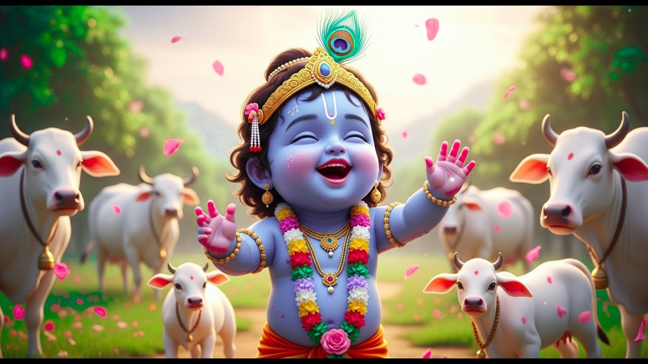छोटी छोटी गैया - Choti Choti Gaiya Chote Chote Gwal | Krishna Bal Leela | Little Krishna Song