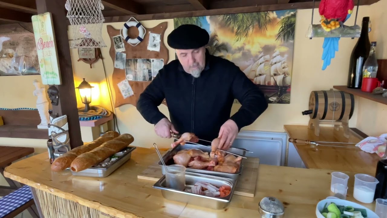 Französisches Schmorhähnchen a la Bandilla