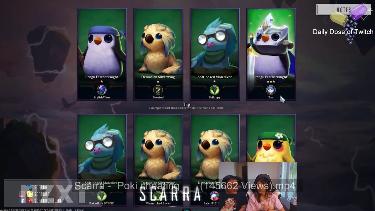 Scarra's MOST VIEWED Twitch Clips of ALL TIME!!