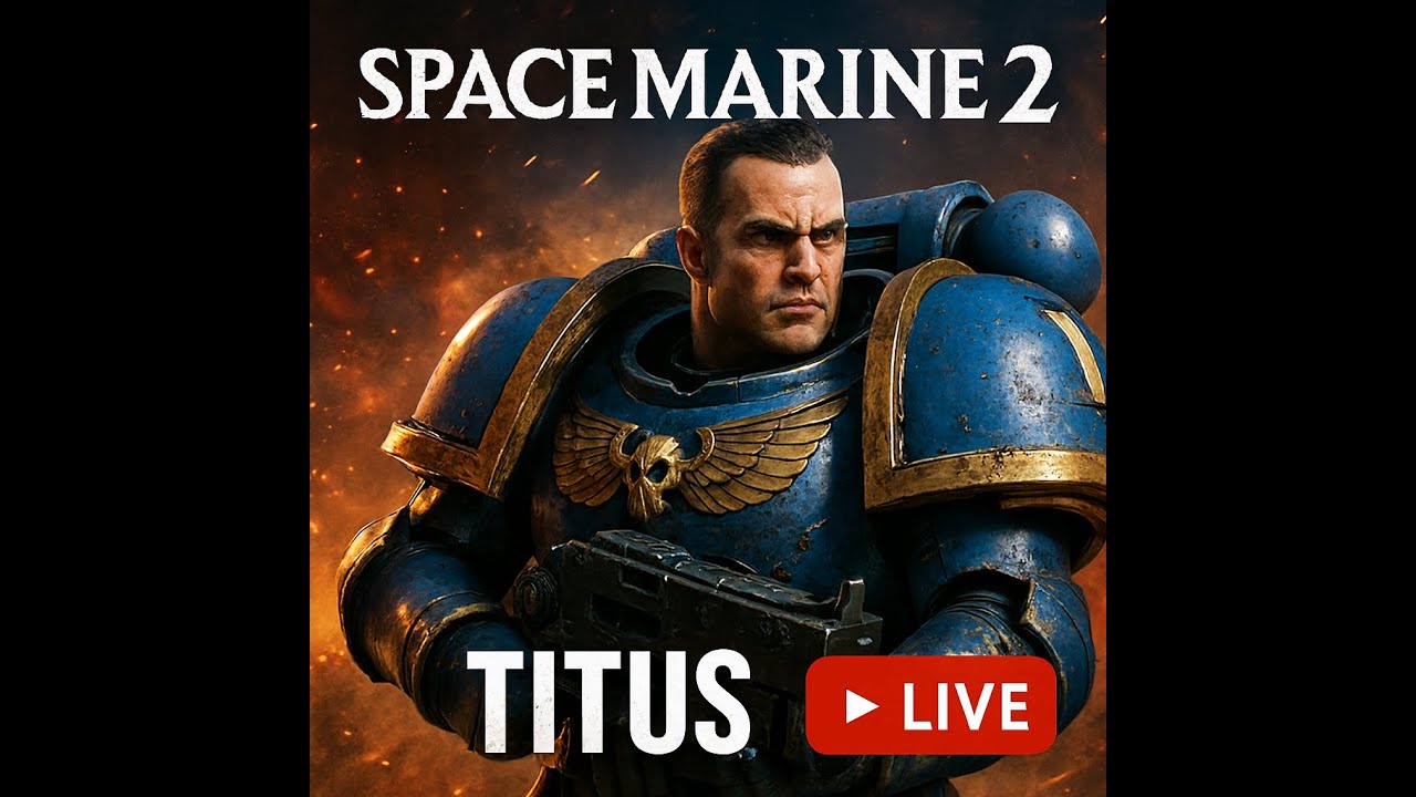 Live jogando space marine 2