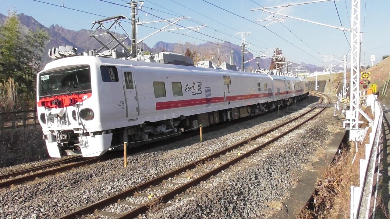 2026年2月18日　信越線 高崎～横川 間の検測!!　E491系 East i-E (電気･軌道総合試験車) 　JR信越線 西松井田～横川 間