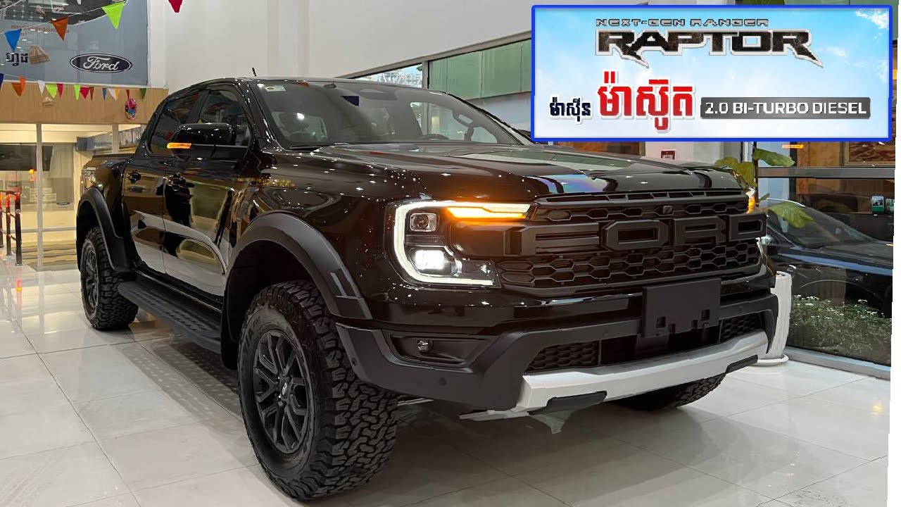 Ford Ranger Raptor 2.0L 2023  Diesel - Absolute Black Color