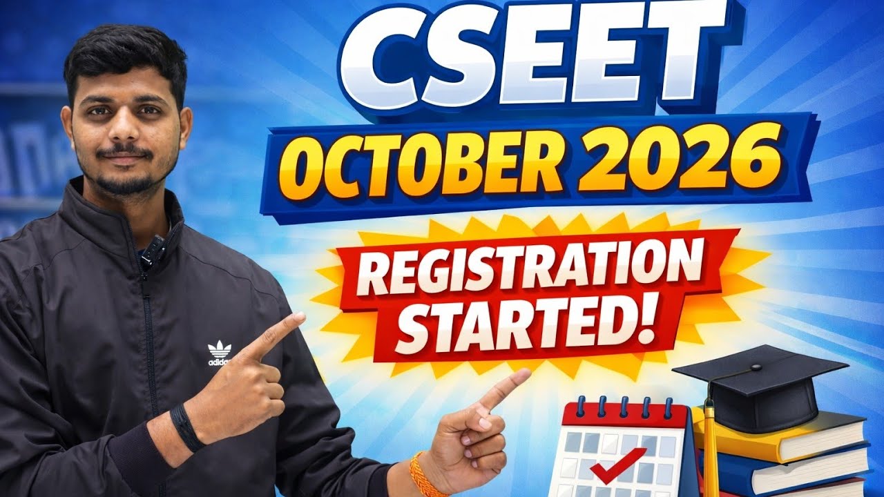 CSEET October 2026 Registration Started 🚨 Complete Guide |Fees, Last Date, Eligibility | ICSI Update