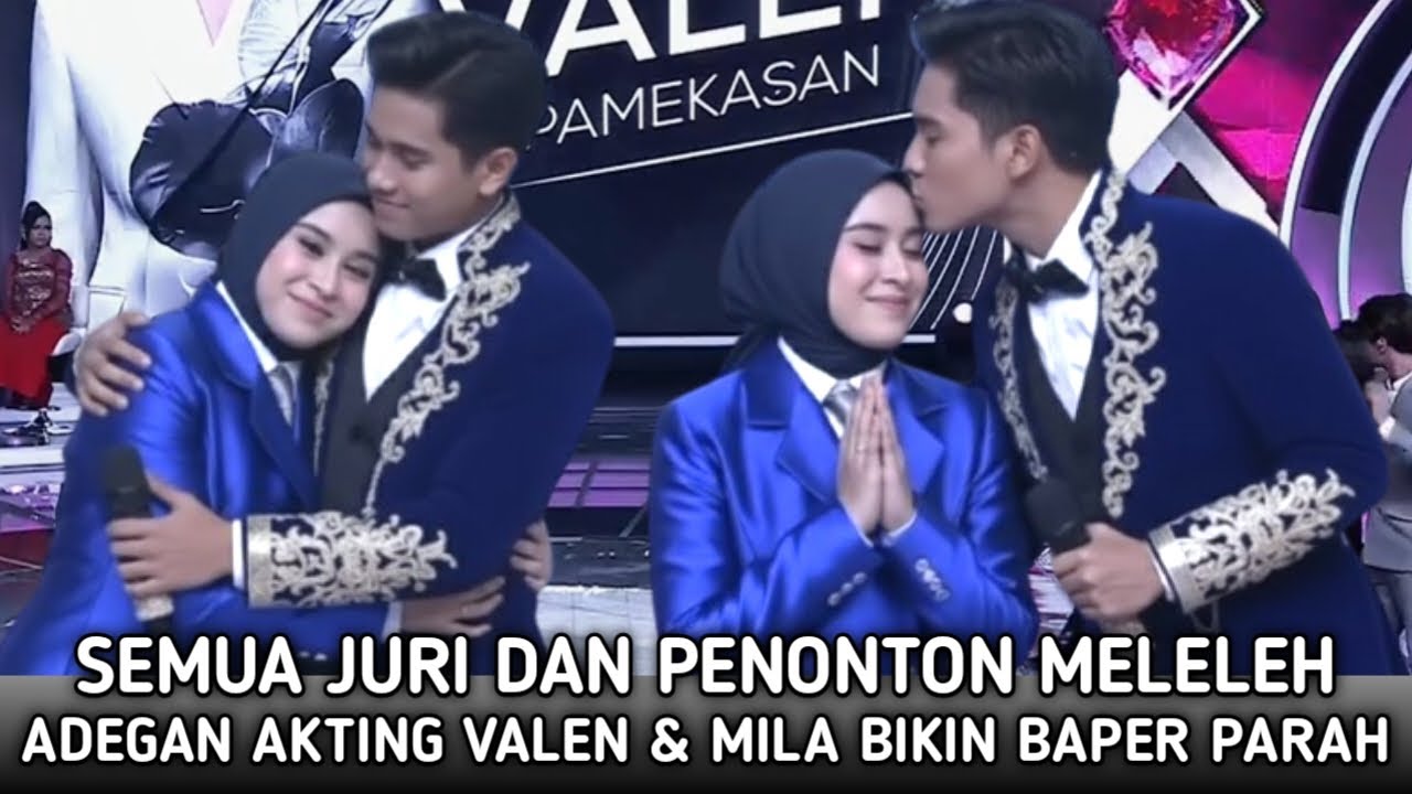 Trending #1 Di Indosiar!! Semua Juri Baper Saat Valen Dan Mila Akting Romantis Di DA7 Tadi Malam.