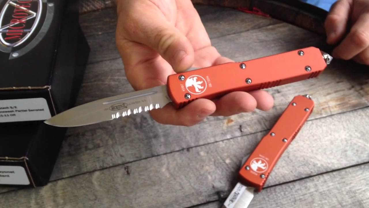 Microtech 120-4 OR (Orange Handle)