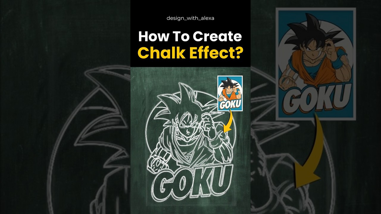 How to create Chalk Effect in Photoshop? 🔥