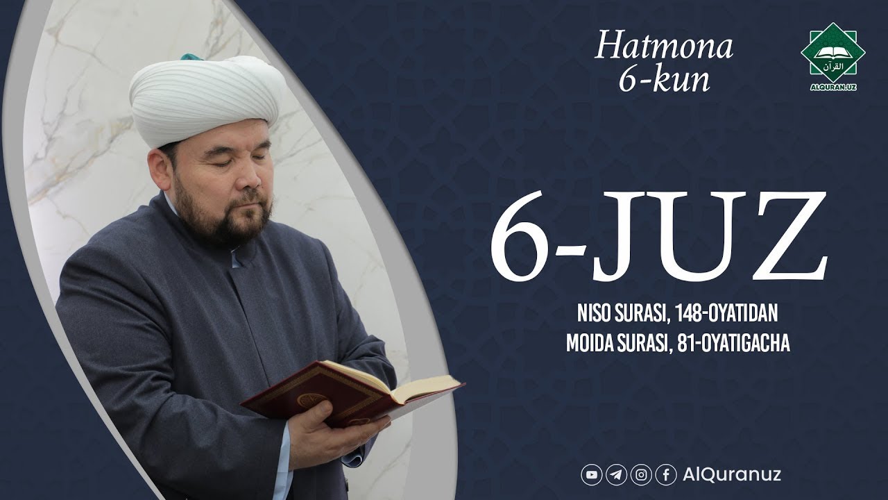 Qur'oni Karim 6 juz   Niso surasi 148 oyatidan, Moida surasi 81