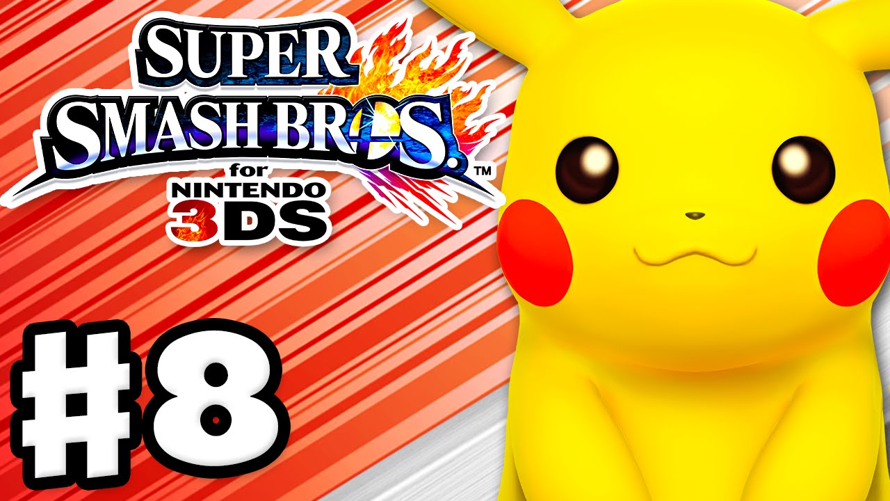 Super Smash Bros. 3DS - Gameplay Walkthrough Part 8 - Pikachu! (Nintendo 3DS Gameplay)