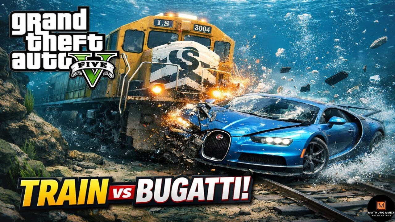 GTA V Bugatti car crash testing | gameplay