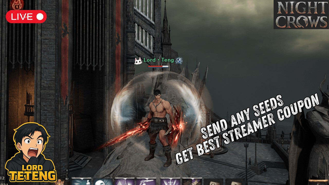 🔴 [ LIVE ] Night Crows 41 coupons left! send any seeds to support LordTeng#4573