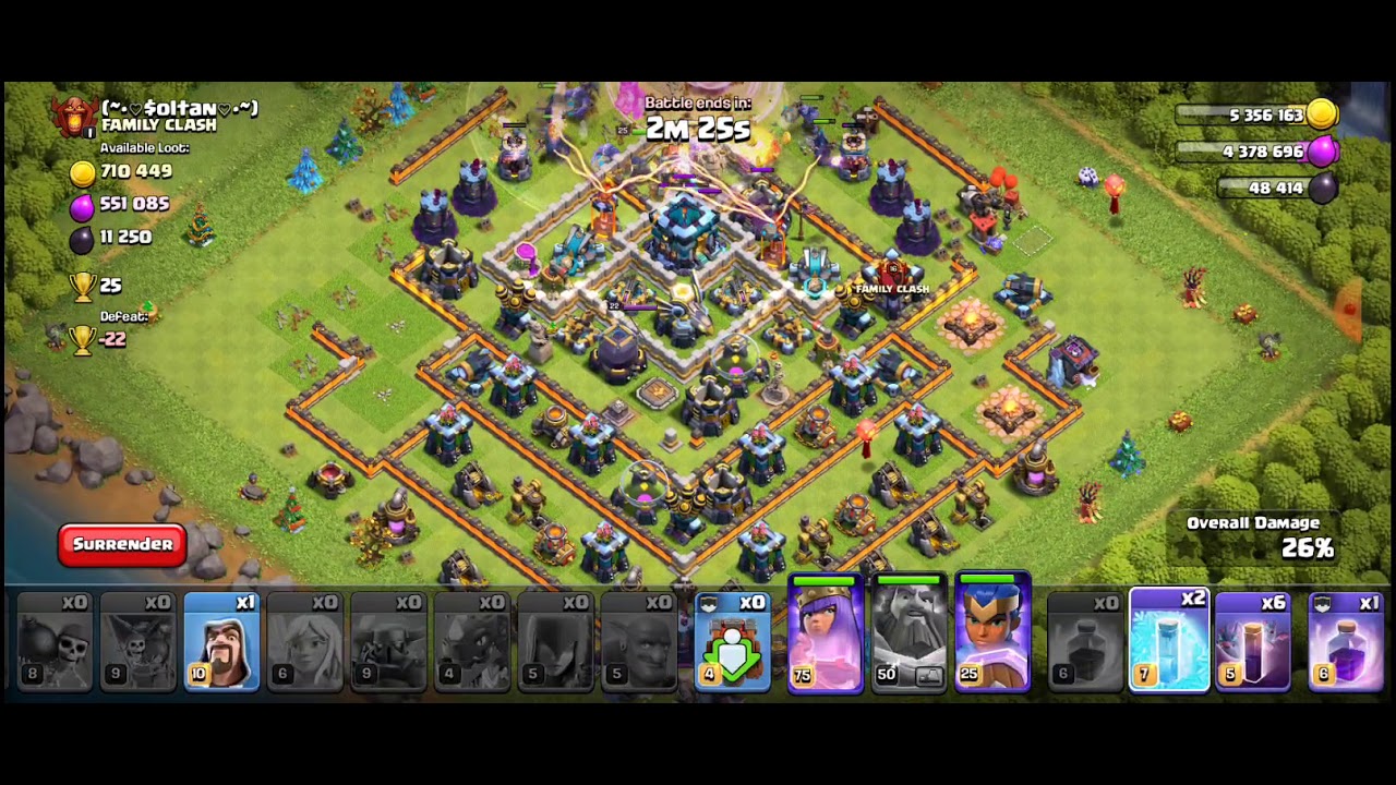 coc th13 my best stragety