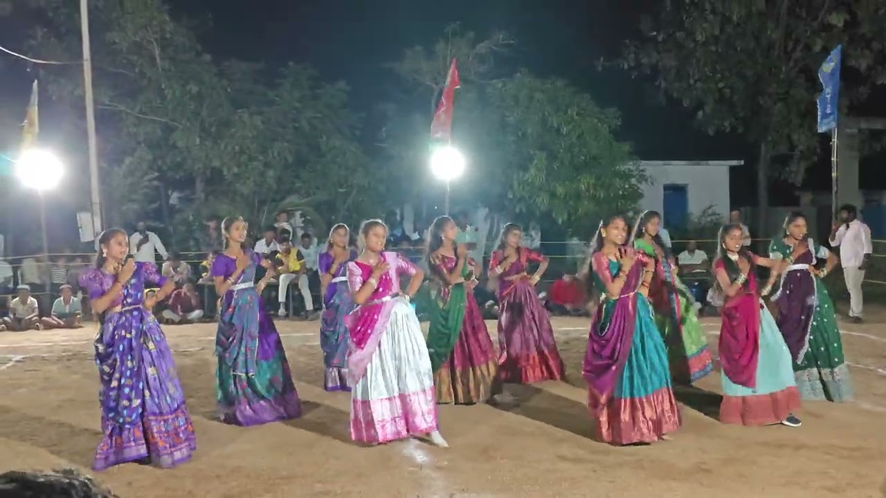 Banjara dance performance at somarampet kabaddi tournament 