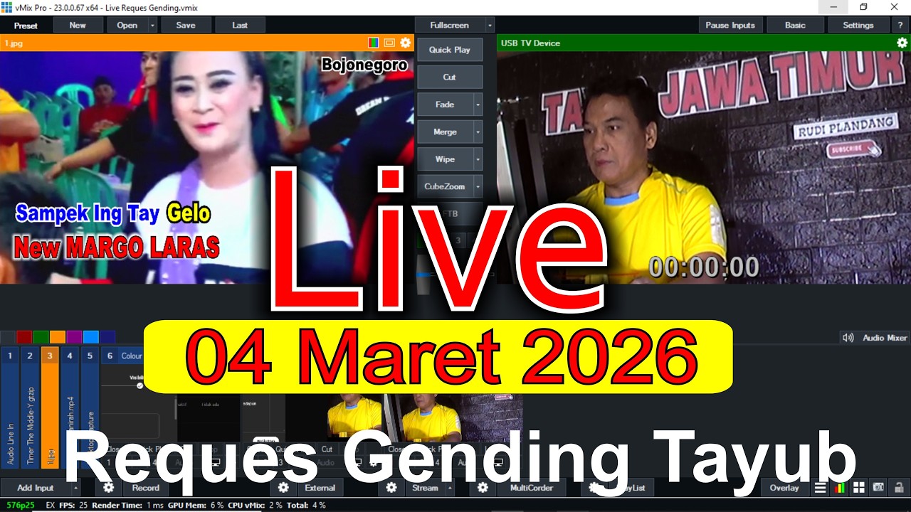Live Streaming reques gending tayub jawa timur 04 Maret 2026