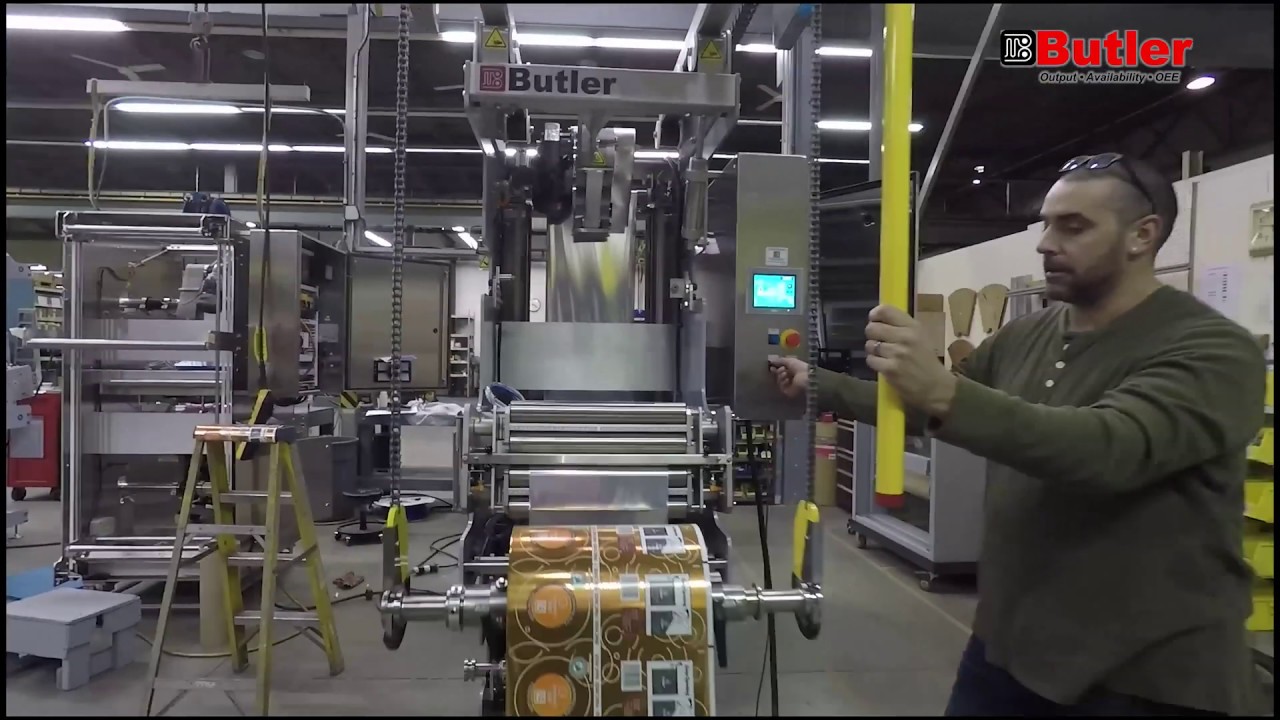 SP1 DL Automatic Roll Splicer Demo - Butler Automatic