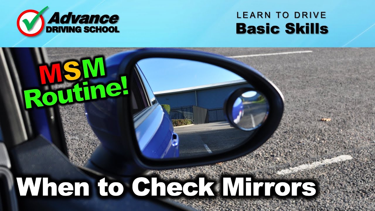 When To Check Your Mirrors  |  Basic Driving Skills