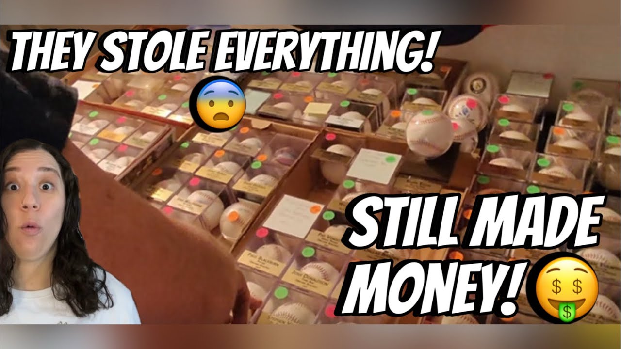This Estate Sale Got Robbed Overnight 😳 | HUGE Sports Memorabilia Collection