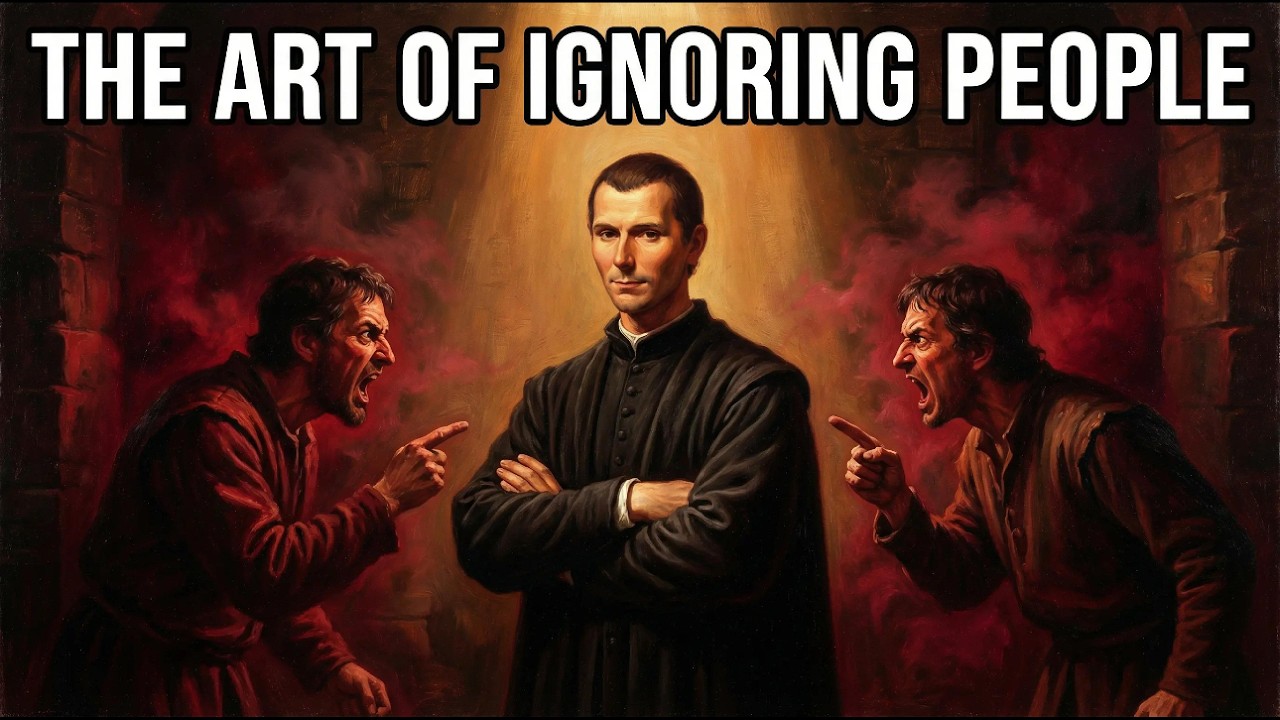 Art of Ignoring PEOPLE! When They IGNORE You First | DO This | Machiavelli