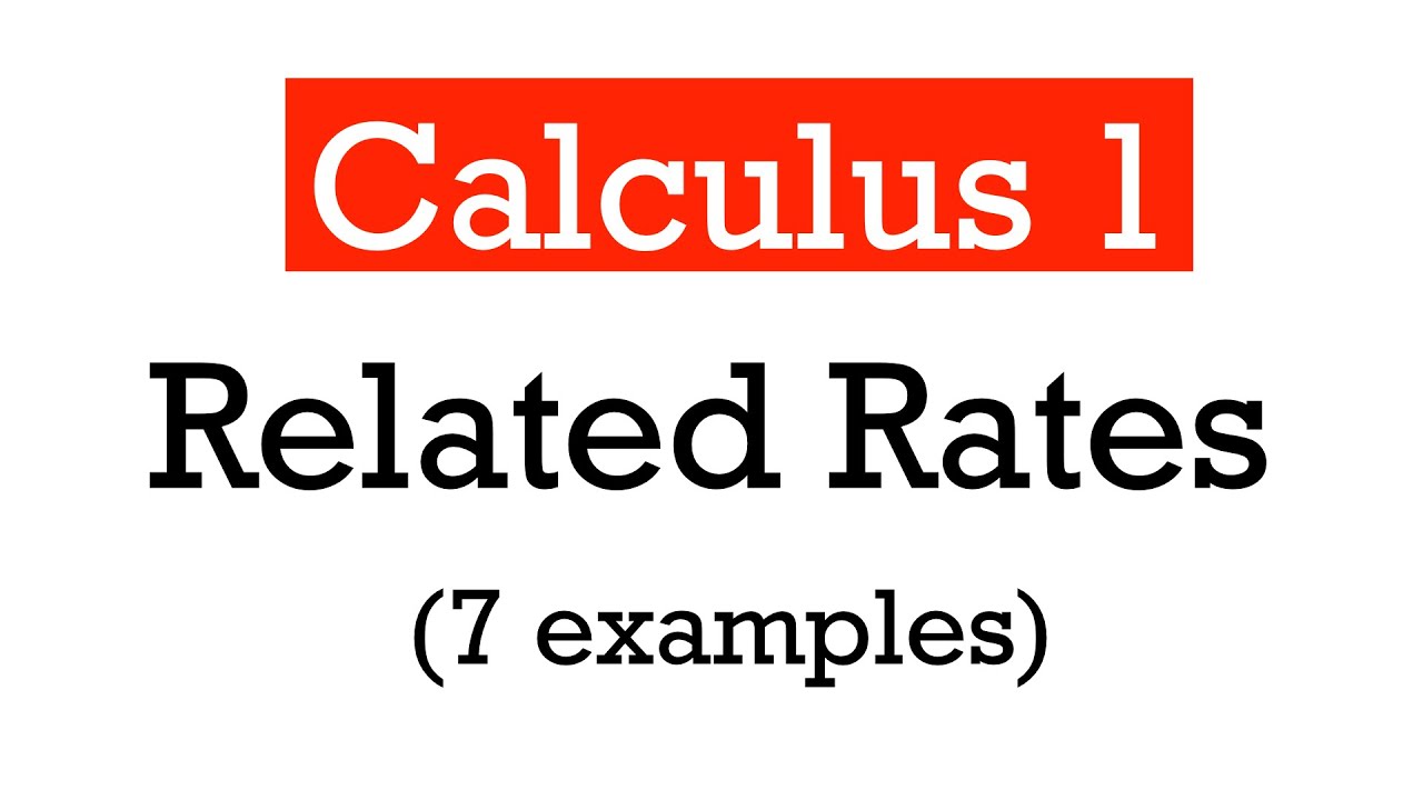 How to solve related rates problems! (cars approaching, water into a tank etc) Calculus 1 tutorial