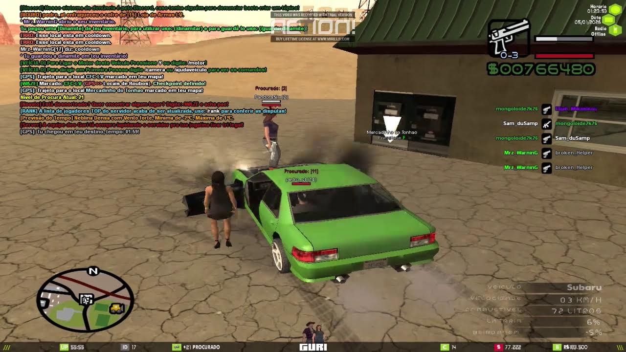 Jogando No Servidor #osguri