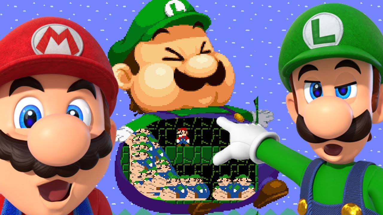 Mario's Fat Luigi Giant Fat Luigi Maze Madness