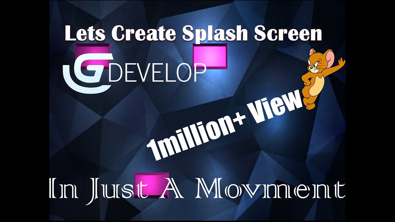 Full tutorial of Splash Screen in Gdevelop 5 | For Free