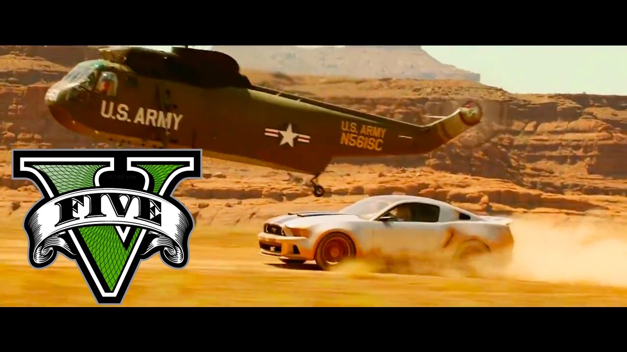 GTA 5 Need For Speed - Canyon Jump Scene