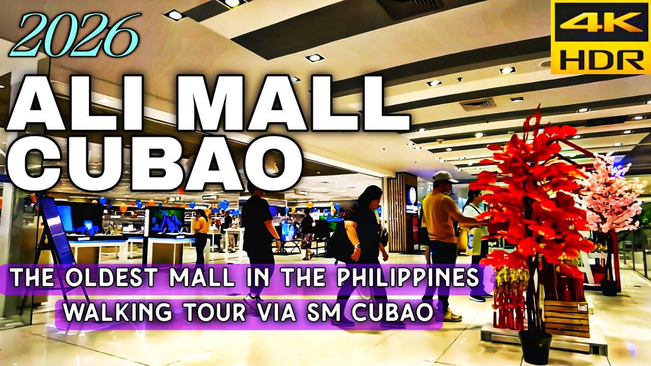 INSIDE ALI MALL 2026 | PHILIPPINES’ FIRST MALL Via SM Cubao Walking Tour In 4K HDR| Quezon City 🇵🇭