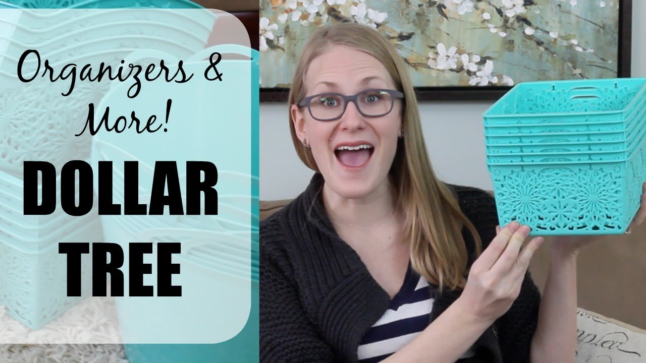 NEW DOLLAR TREE ORGANIZERS! | Spring 2016 Haul