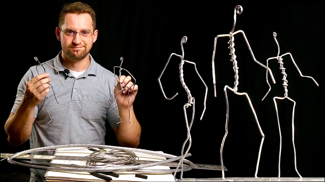 Как сделать каркас из алюминиевой проволоки дёшево и просто.