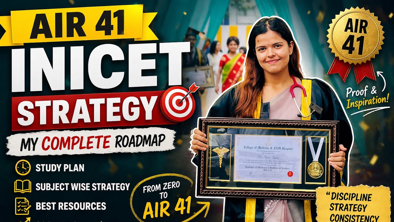 How to Get Top Rank in INICET / NEET PG 🔥 | Dr Ajeeta AIR 41 INICET Nov 2025 | Complete Strategy