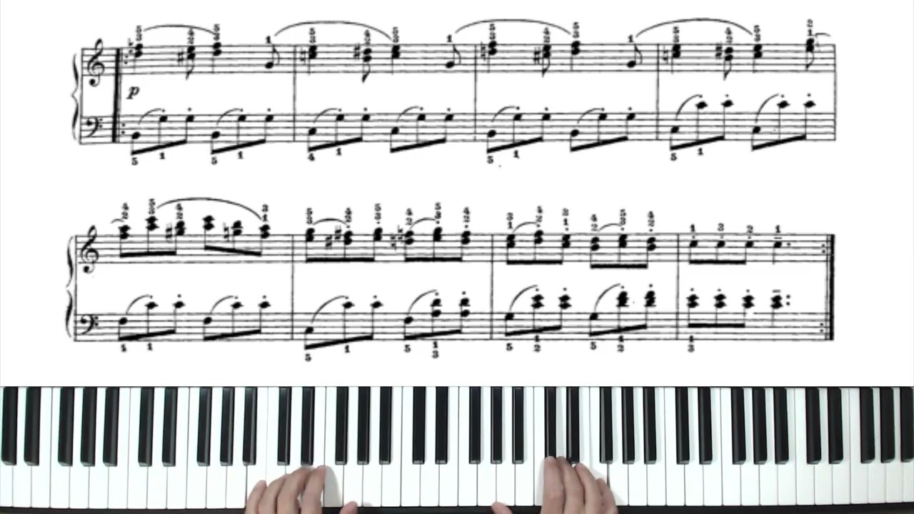 C. Czerny op. 599 - es. n. 37 - piano tutorial by Antonio De Angelis