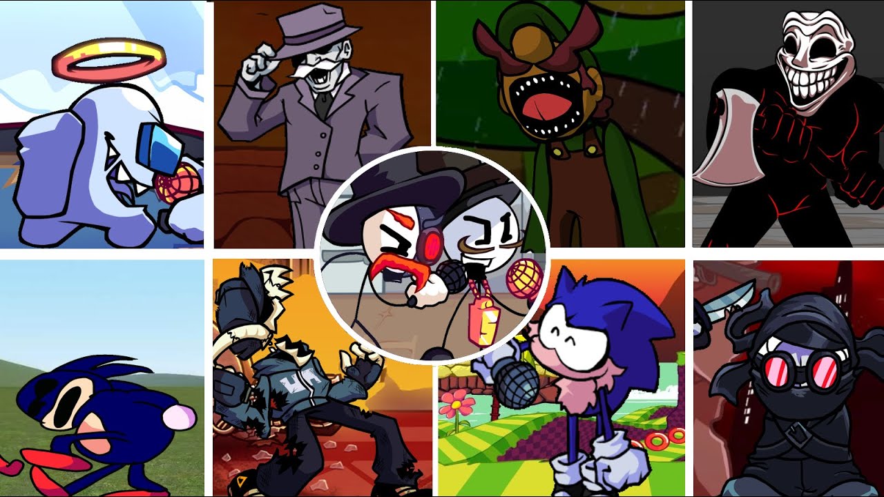 FNF - Armed but Different Characters Sing It 🎶 (Armed but Everyone Sings It)