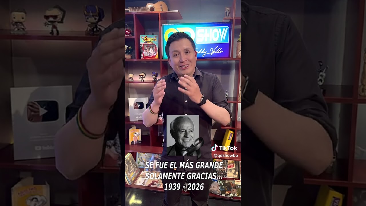 Q. E. P. D. David Santalla maestro de la comedia Bolivia entera te llora 