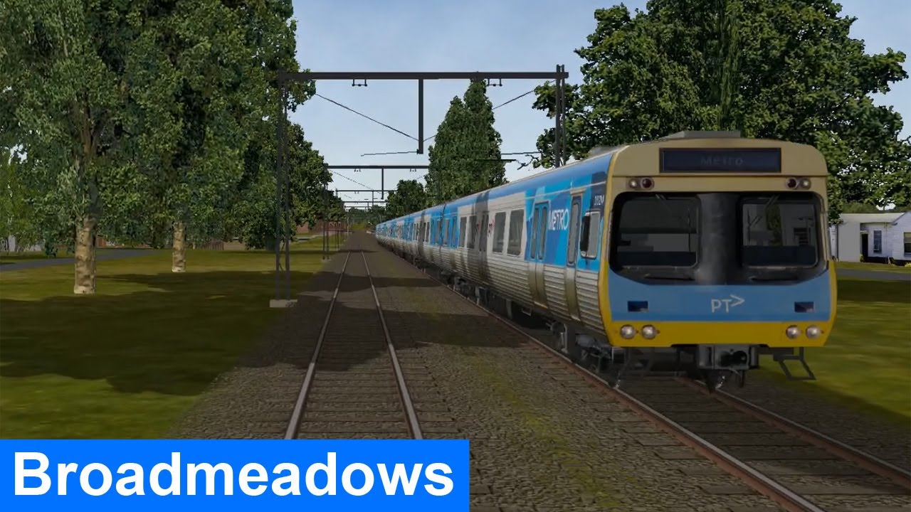Openrails Melbourne: Flinders Street - Broadmeadows Real Time