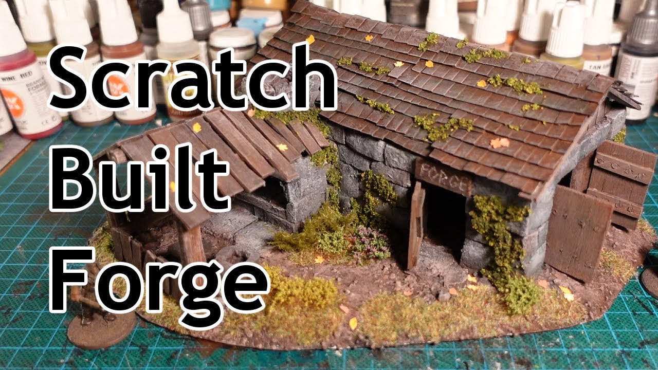 Scratch Building a fantasy blacksmith/forge