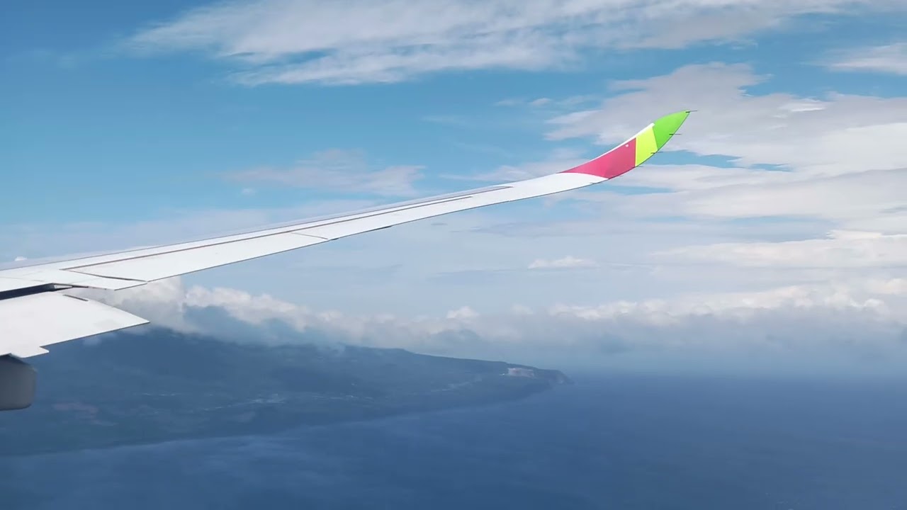 Airbus A330-900 TAP Landing in Terceira (Lages Açores)
