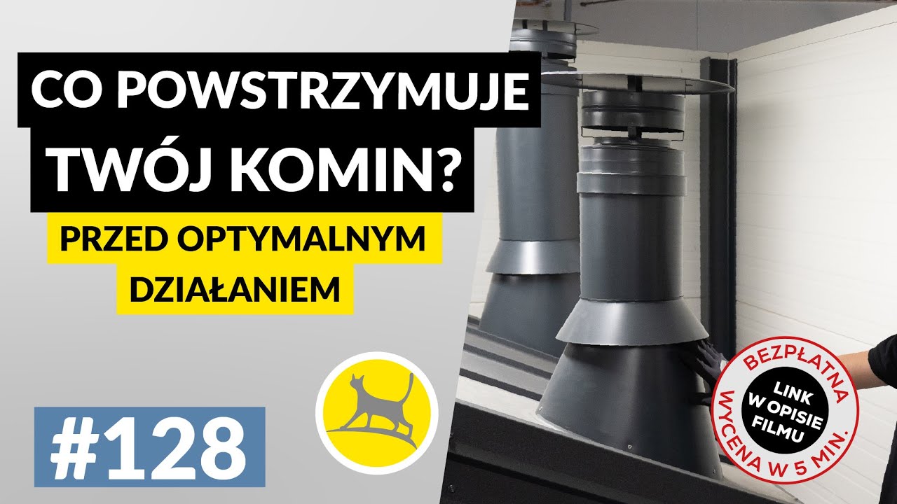 CO WPŁYWA NA ZMNIEJSZENIE CIĄGU KOMINOWEGO #128 - czyli co przeszkadza w prawidłowej pracy komina