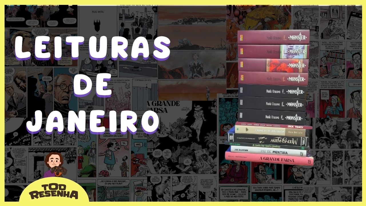 QUADRINHOS LIDOS NO MÊS DE JANEIRO