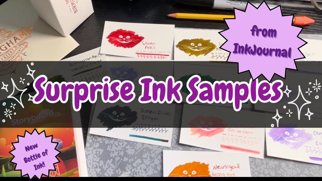 @InkJournal Surprise Ink Sample Box Set✨