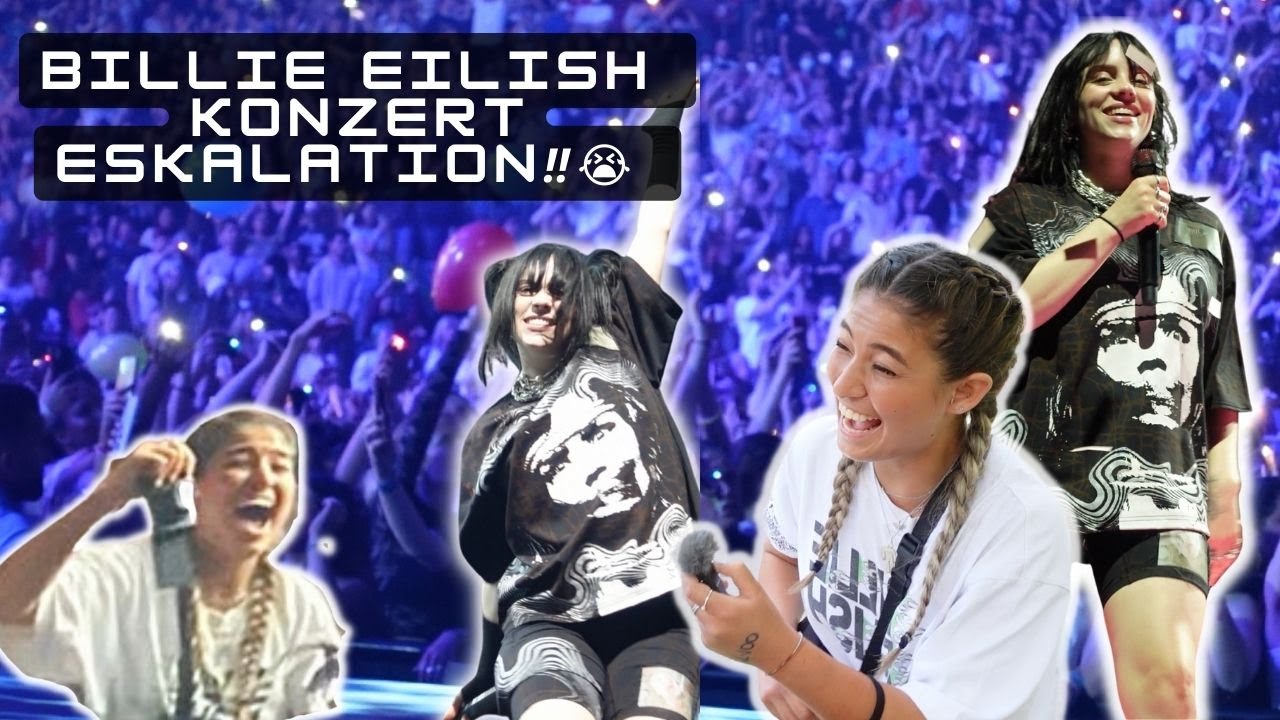 BILLIE EILISH KONZERT  FRANKFURT & COLOGNE ESKALATION ‼️😭😂STRAßENUMFRAGE + VLOG‼️HAPPIER THAN EVER